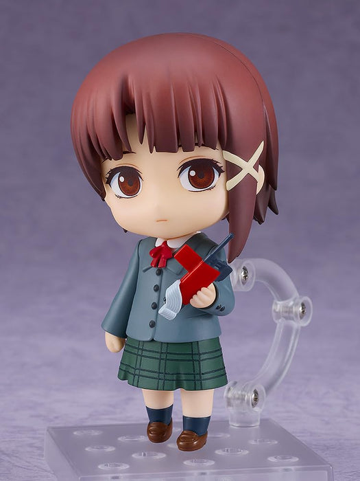 Figurine Nendoroid Lain Iwakura de Good Smile Company, non à l'échelle, articulée, revente.