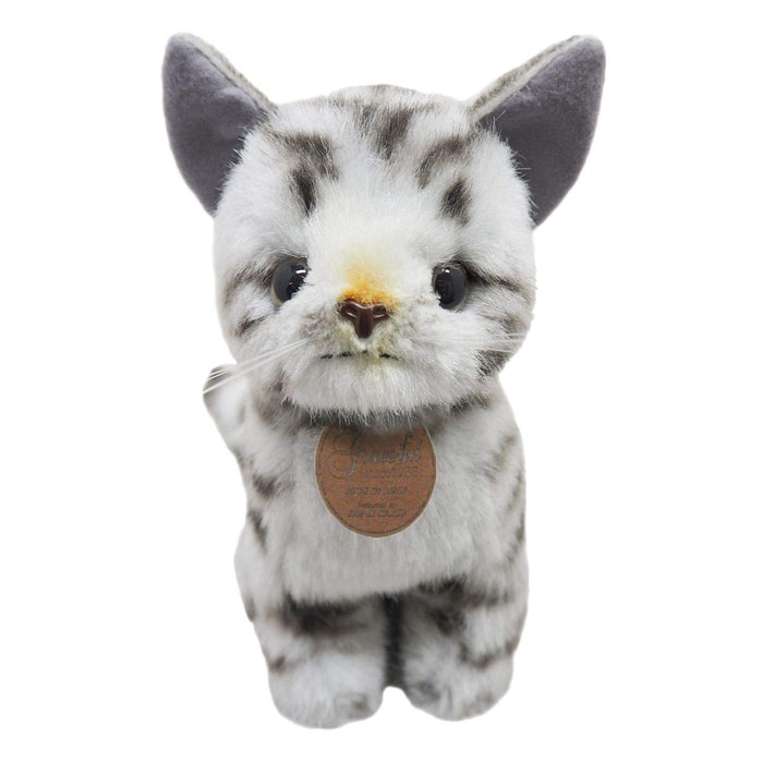 Sanei Boeki Graceful Cat American Shorthair Grey Plush Toy 20.5cm Made in Japan- Japan Figure Store - #1 Bring To You The Best Japanese Goods