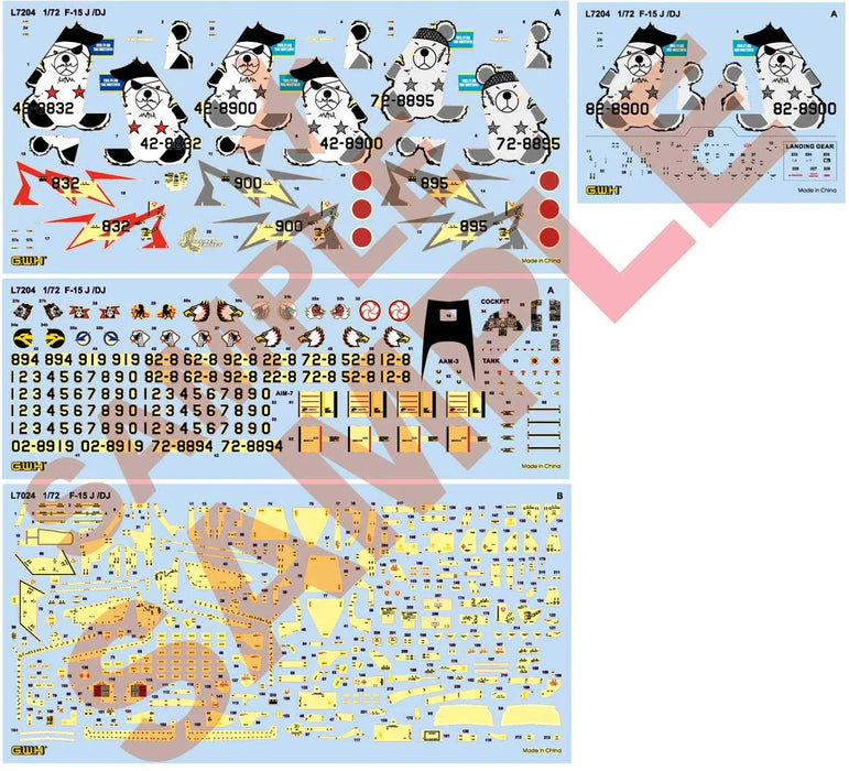 GREAT WALL HOBBY 1/72 F-15J Jasdf Sengi Kyougikai 2013 Plastic Model- Japan Figure Store - #1 Bring To You The Best Japanese Goods