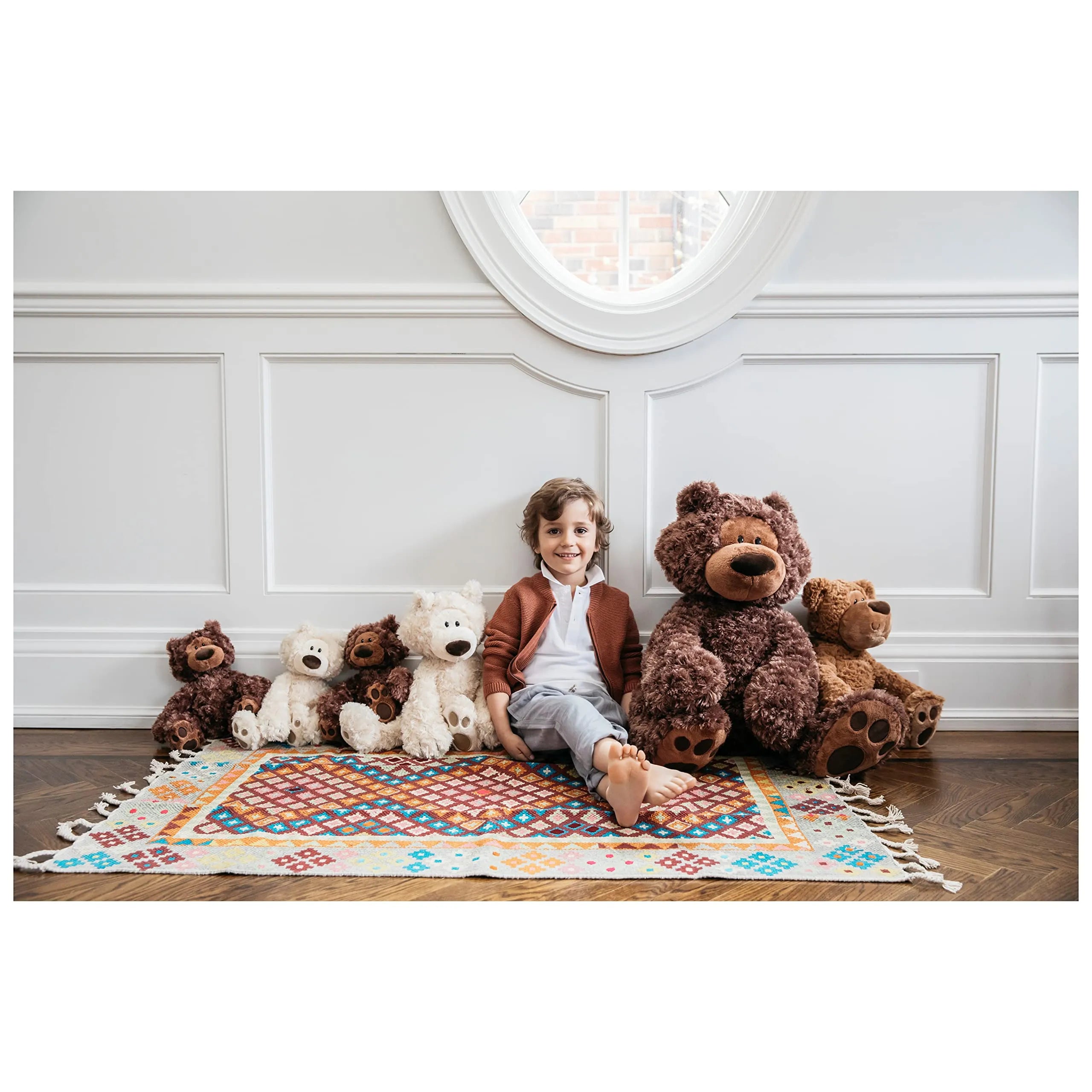 Gund Philbin Teddy Bear Stuffed Animal Plush Chocolate Brown 18'' Plush Toy And Figure- Japan Figure Store - #1 Bring To You The Best Japanese Goods