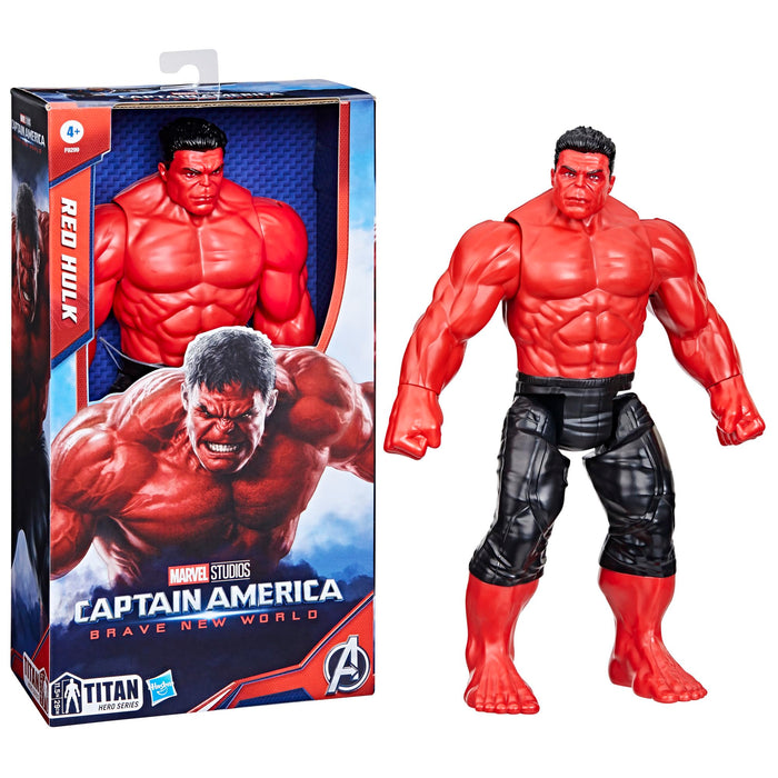 Marvel Hasbro Captain America Red Hulk 12-Inch Titan Hero Action Figure Toy- Japan Figure Store - #1 Bring To You The Best Japanese Goods