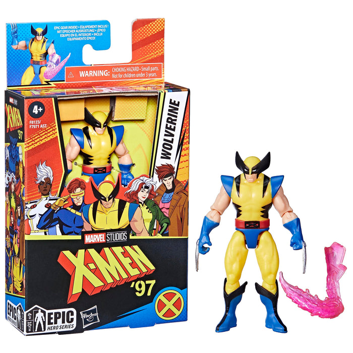 Marvel Hasbro X-Men 97 Wolverine Epic Hero 4-Inch Action Figure Toy- Japan Figure Store - #1 Bring To You The Best Japanese Goods