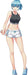 Hasegawa Egg Girls 1/12 Maiyuki Sara Sportswear Unpainted Resin Kit Sp661