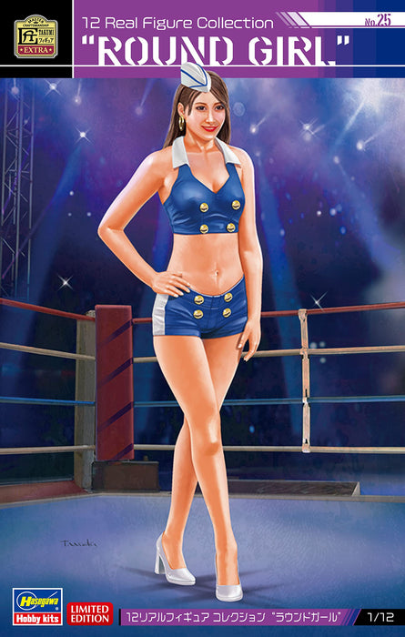 Hasegawa 1/12 Round Girl Resin Kit Real Figure Collection No. 25 Unpainted