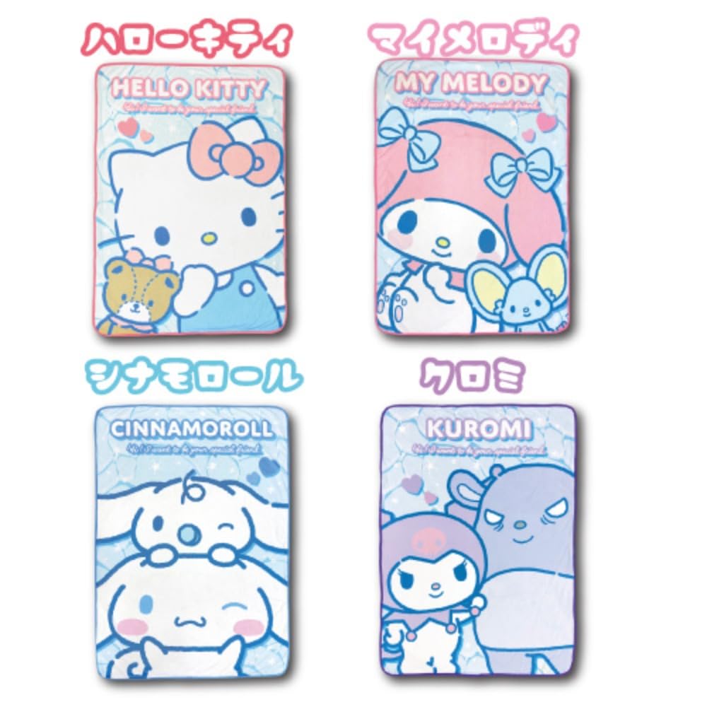 San-X My Melody Cool Blanket 100 x 140 cm – Lightweight and Soft Touch- Japan Figure Store - #1 Bring To You The Best Japanese Goods