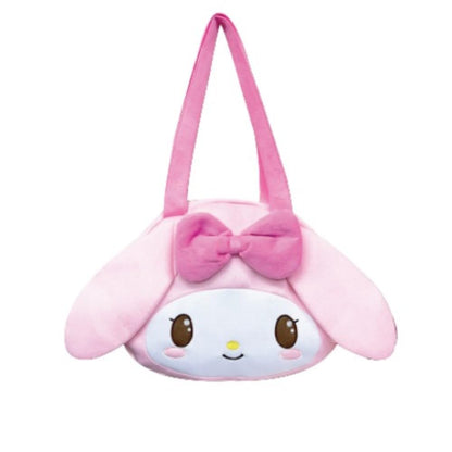 San-X Hatayama Shoji Face Big Tote Bag My Melody H30xW40xD10Cm 34201635- Japan Figure Store - #1 Bring To You The Best Japanese Goods