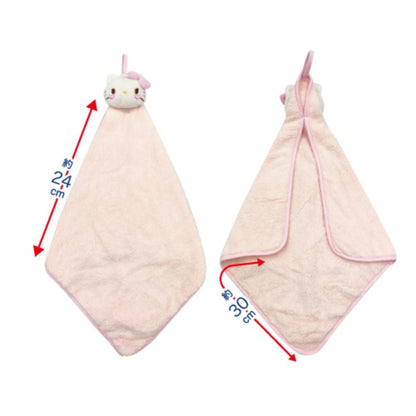 San-X Hatayama Shoji Lovely Ribbon My Melody Mascot Loop Towel 30x30cm- Japan Figure Store - #1 Bring To You The Best Japanese Goods