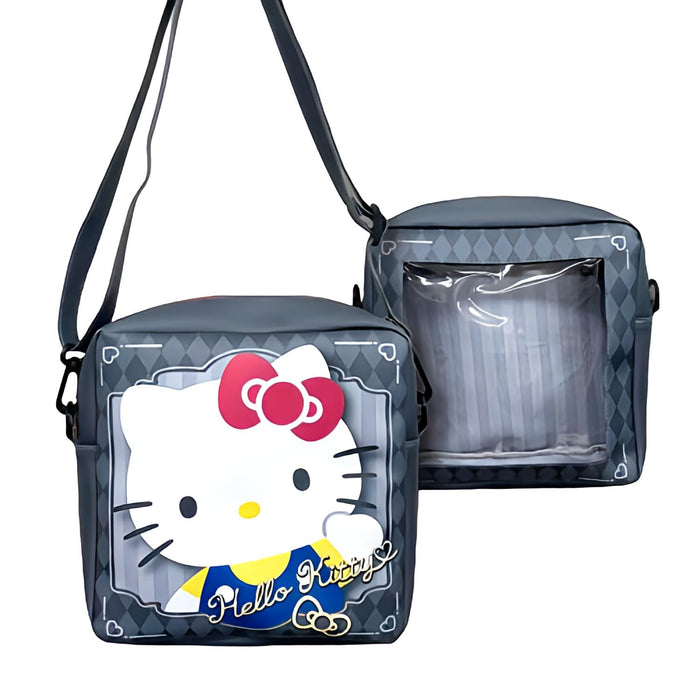 San-X Shoji Sanrio Hello Kitty Clear Window Pochette H23 W23 D7Cm 34202173- Japan Figure Store - #1 Bring To You The Best Japanese Goods
