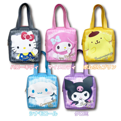 San-X Sanrio Tote Bag Clear Window Print Hello Kitty H20xW18xD7Cm- Japan Figure Store - #1 Bring To You The Best Japanese Goods