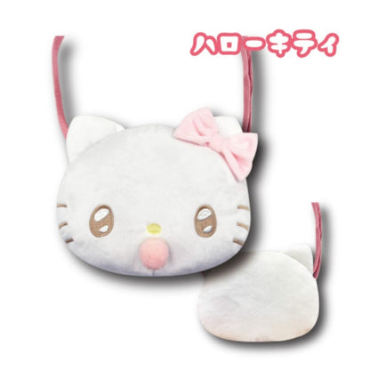 San-X Hatayama Shoji Angel Baby Hello Kitty Face Pochette H15xW18xD8cm- Japan Figure Store - #1 Bring To You The Best Japanese Goods