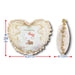 San-X My Melody Heart Cushion with Frill H34 x W37 x D10cm- Japan Figure Store - #1 Bring To You The Best Japanese Goods