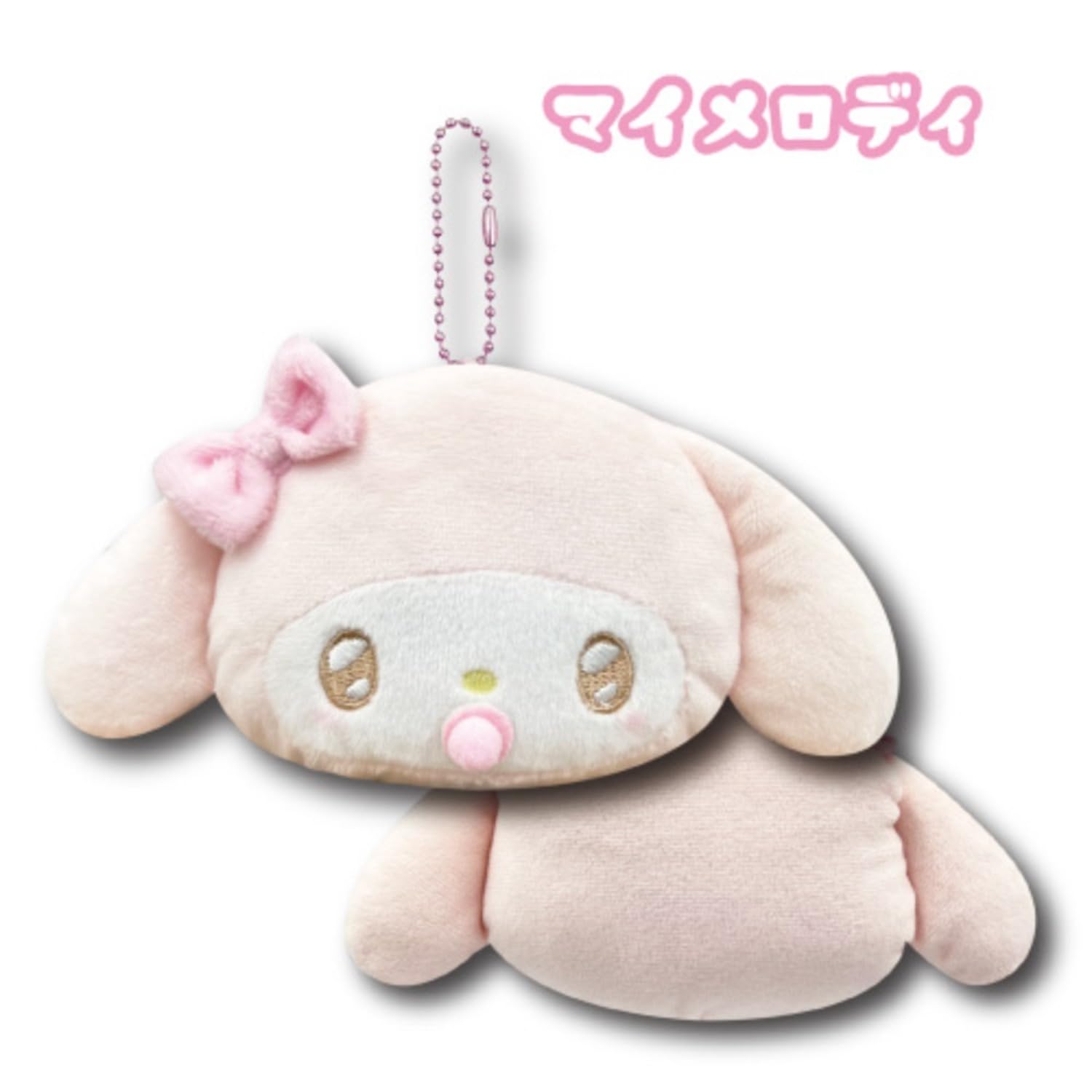 San-X My Melody Angel Baby Mini Face Pouch with Shoulder Strap H8xW10xD3cm- Japan Figure Store - #1 Bring To You The Best Japanese Goods