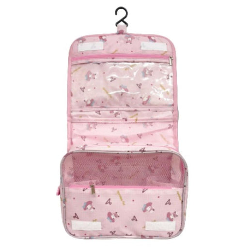 San-X My Melody Hatayama Shoji Travel Pouch with Hook 18.5x22.5x8.5cm- Japan Figure Store - #1 Bring To You The Best Japanese Goods