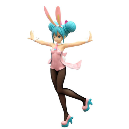 Furyu Hatsune Miku Bicute Bunnies Figure Wink Pearl Pink Version- Japan Figure Store - #1 Bring To You The Best Japanese Goods