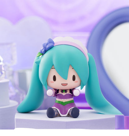 Sega Hatsune Miku Love and Berry Fuwa Puchi Deformed Figure Kirarin Purple- Japan Figure Store - #1 Bring To You The Best Japanese Goods