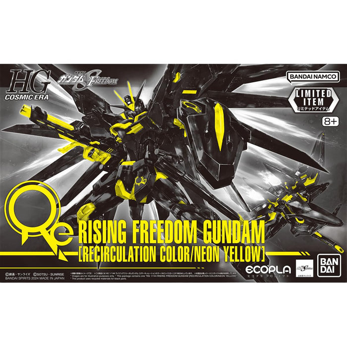 Bandai Spirits HG 1/144 Rising Freedom Gundam Recirculation Jaune Néon