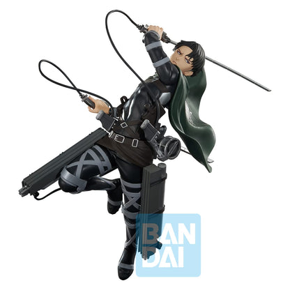 Bandai Spirits Levi Ackerman Figure - Ichiban Kuji Attack on Titan C Prize Collectible