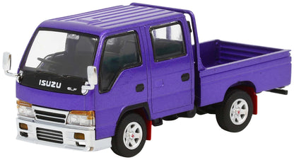 Model 1 Isuzu Elf Double Cab Custom Purple Diecast Car 1/64 Japan Official- Japan Figure Store - #1 Bring To You The Best Japanese Goods