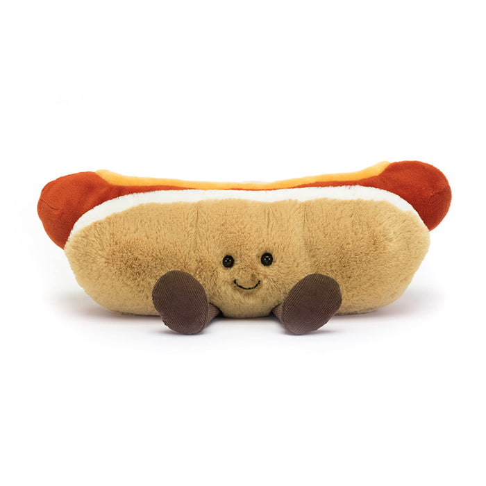 Jelly Cat Funny Hot Dog Plush Toy 16948 Soft and Cuddly Stuffed Animal- Japan Figure Store - #1 Bring To You The Best Japanese Goods