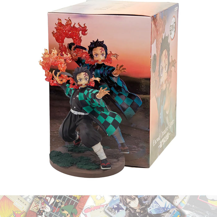 Furyu Kamado Tanjiru 16cm Exceed Statue Figure with ACG Trading Card