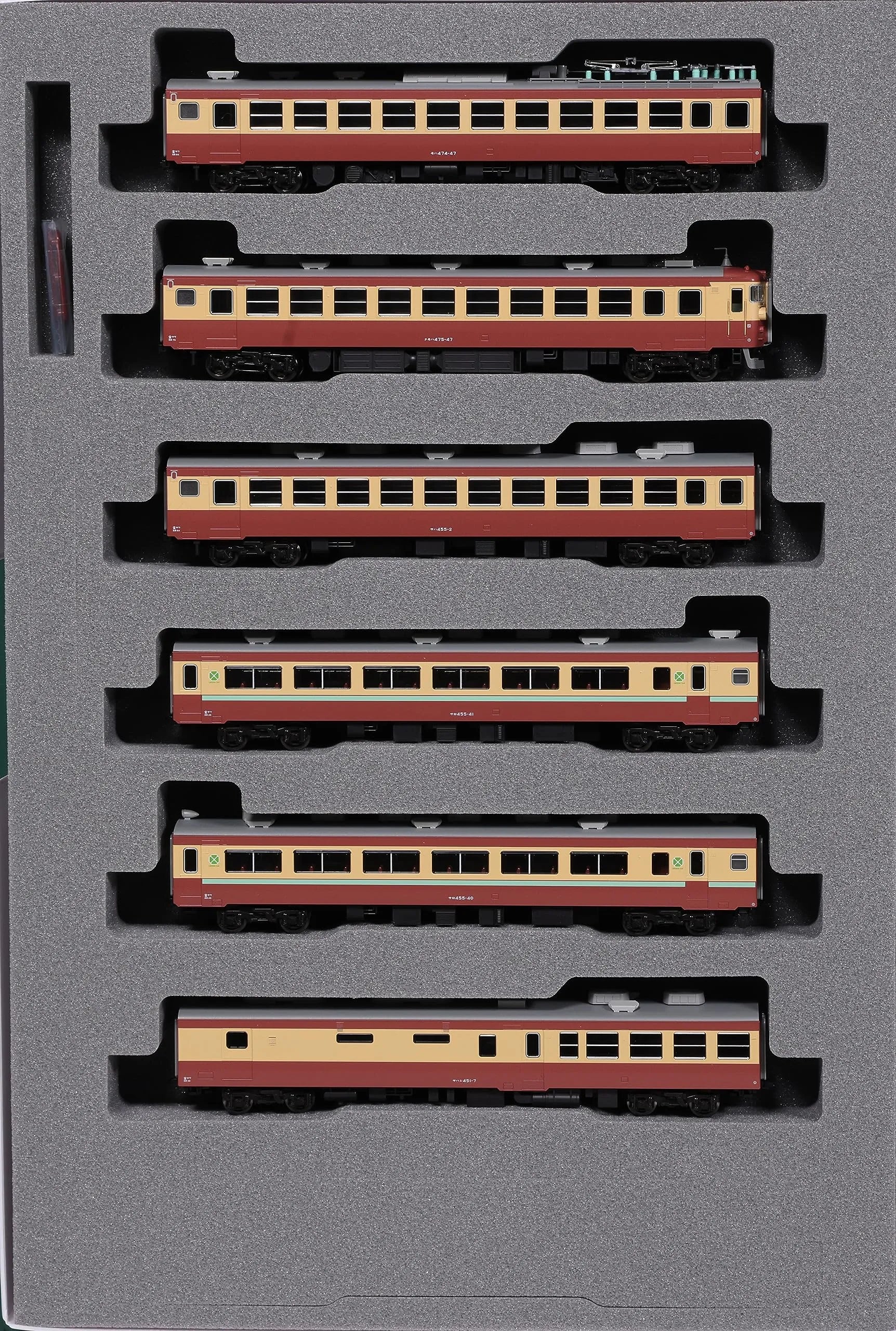 Kato N Gauge 475 Series Tateyama Yunokuni 6-Car Set -Model Train 10-1635- Japan Figure Store - #1 Bring To You The Best Japanese Goods