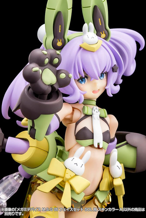 Kotobukiya Megami Device Msg 05 Face Set Sol Skin Color A 19mm Model Kit- Japan Figure Store - #1 Bring To You The Best Japanese Goods