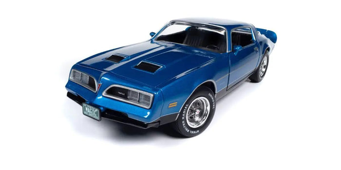 Kyosho 1/18 1978 Pontiac Firebird Formula Martinique Blue Diecast Model Car