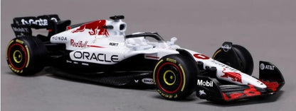 Modèle réduit 1/43 de la Oracle Red Bull RB21 2025, GP du Japon, pilotée par Verstappen, de la marque Kyosho Burago.