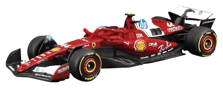 Kyosho Burago 1/64 Scale Ferrari SF-25 Model 2025 No. 44 L. Hamilton 18-56801H