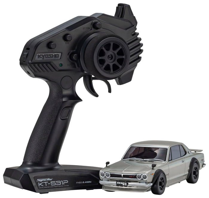 Kyosho Mr04Rwd Electric RC Skyline GT-R Silver 2WD 32359S