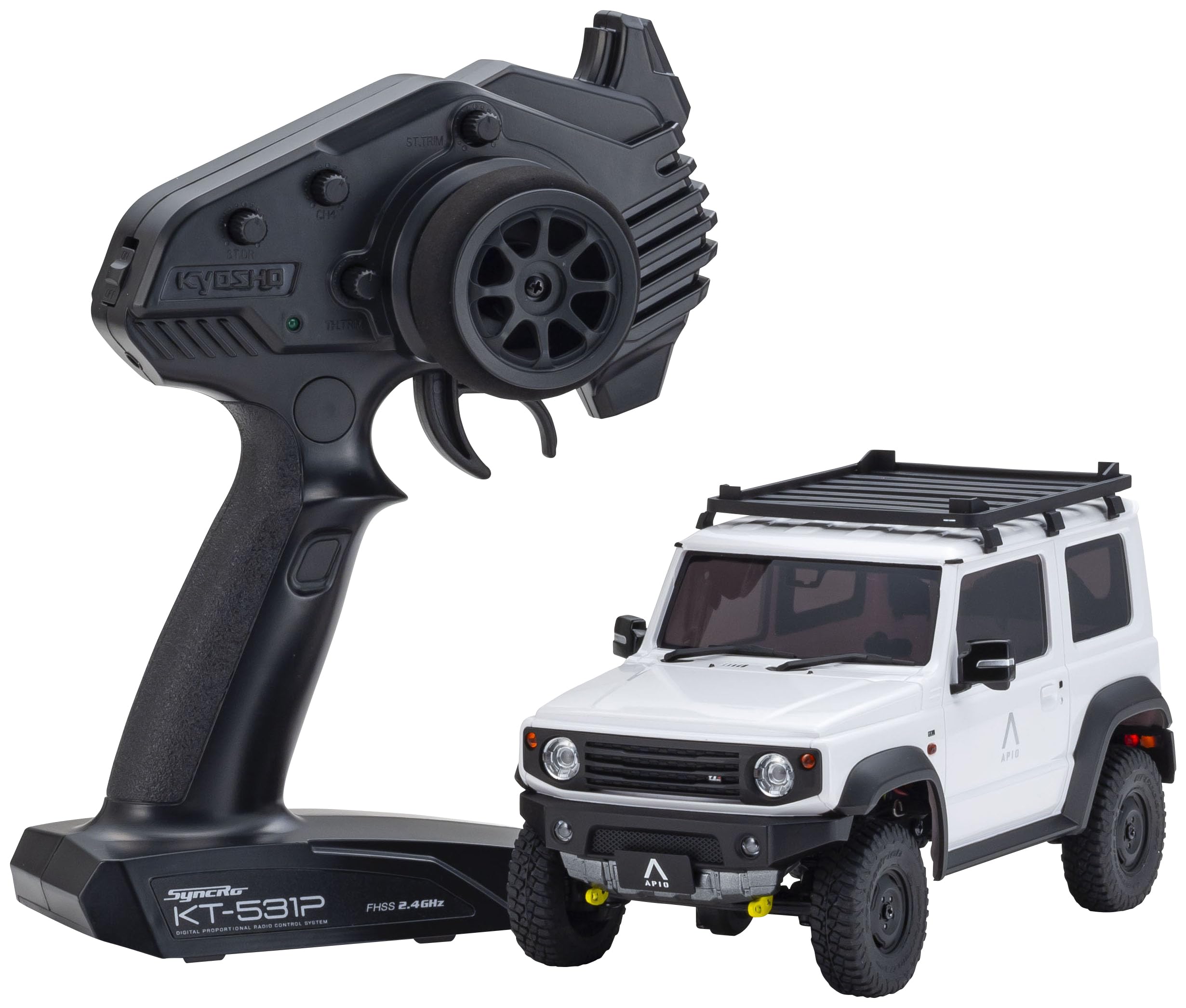 Kyosho Mx-01 RS Apio Jimny TS4 Pure White Pearl RC Car 32539PW Electric