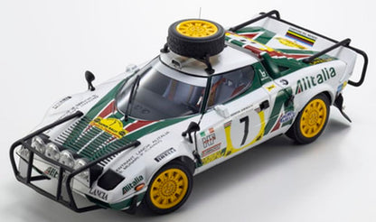 Kyosho 1/18 Scale Lancia Stratos HF Safari 1977 Model Ks08130G