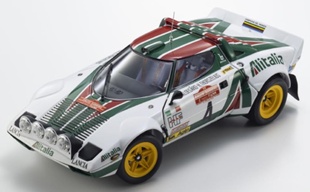 Kyosho 1/18 Scale Lancia Stratos HF 1976 Sanremo Winner Model KS08130F