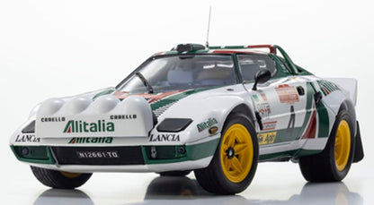 Kyosho 1/18 Scale Lancia Stratos HF 1976 Sanremo Winner Model KS08130F