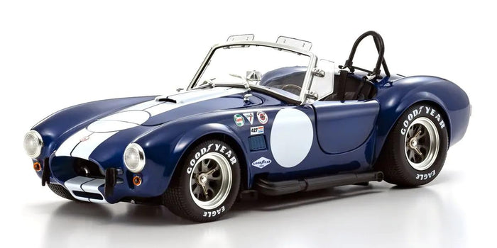 Kyosho 1/18 Scale Shelby Cobra 427SC Blue White Stripes Finished Model