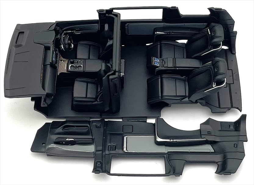 Modèle réduit Kyosho 1/43 Lexus LM 500H, noir graphite - intérieur noir 4 places