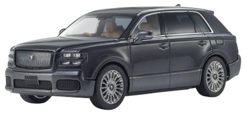 Kyosho 1/43 Scale Toyota Century Gray Model with Mid-Brown Interior Ks03926G