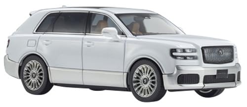 Kyosho 1/43 Toyota Century Hakkaku White Silver Model with Brown Interior