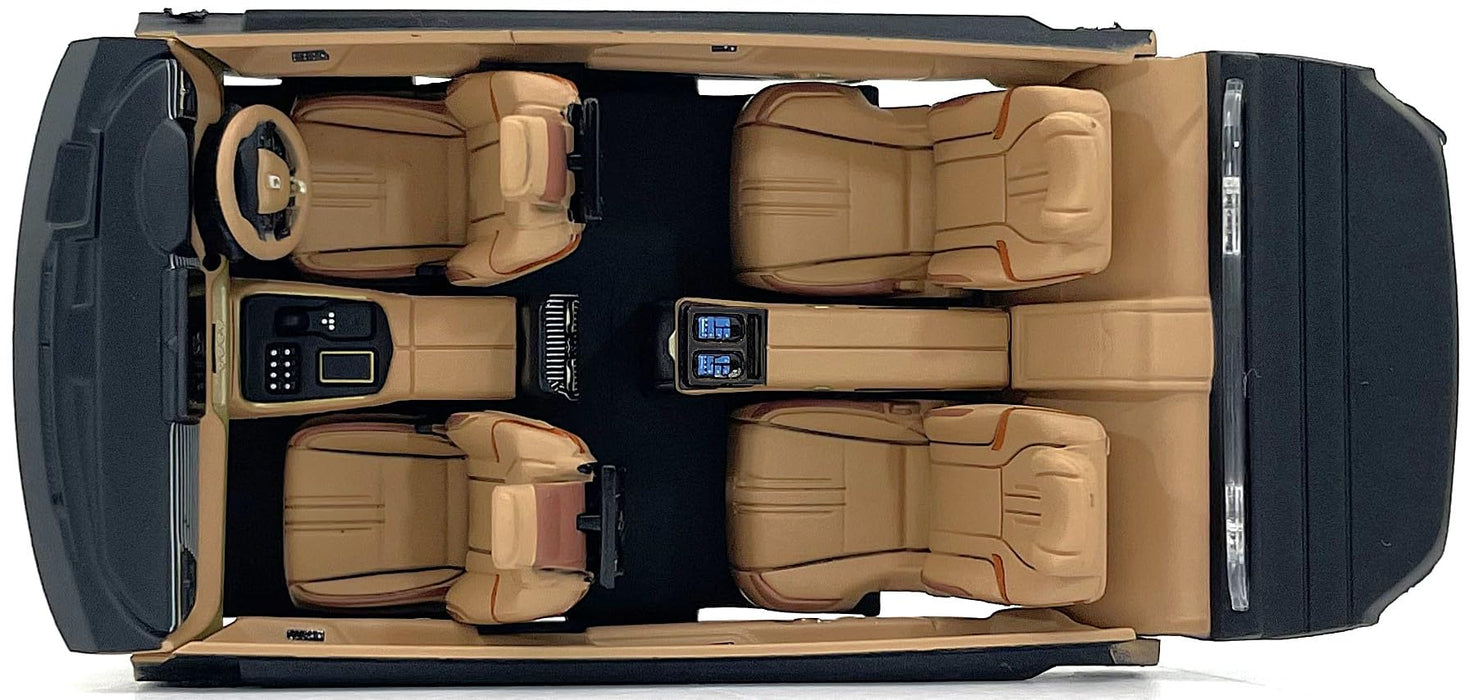 Modèle réduit Kyosho 1/43 Toyota Century, couleur gris argenté Reimei, intérieur brun moyen, référence Ks03926Gs