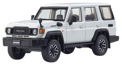 Kyosho 1/43 Toyota Land Cruiser 70 Super White II Model Ks03928W