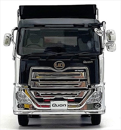 Kyosho 1/43 Ud Trucks Quon Kyokuto Dump Truck Black Metallic Model Ks03940Bk