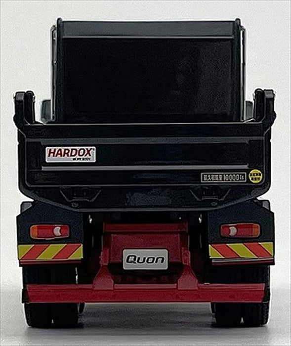 Modèle réduit Kyosho 1/43 camion-benne Quon Kyokuto, noir métallisé, modèle KS03940BK