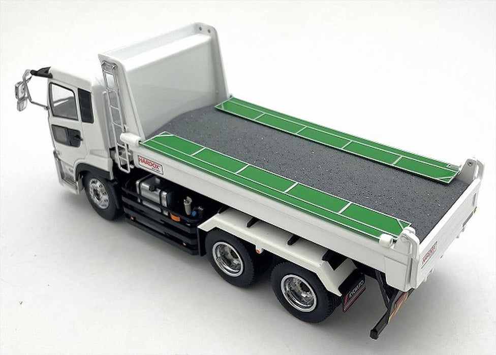 Modèle de camion-benne Kyosho 1/43 Ud Trucks Quon Kyokuto blanc Ks03940W