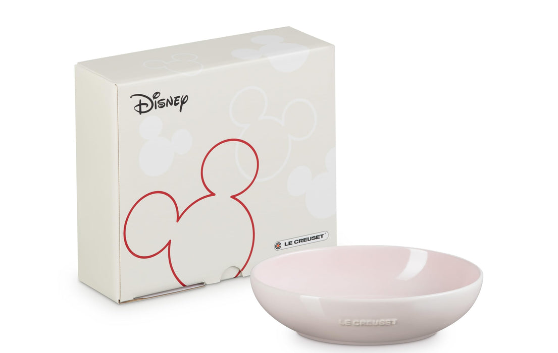 Le Creuset Disney Mickey Mouse Oval Dish 19cm Shell Pink Oven Safe- Japan Figure Store - #1 Bring To You The Best Japanese Goods