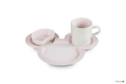 Le Creuset Disney Mickey Mouse Pink Tableware Set Microwave Dishwasher Safe- Japan Figure Store - #1 Bring To You The Best Japanese Goods