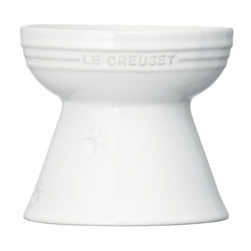 Le Creuset Pet Bowl White Stain-Resistant Microwave-Safe for Dogs Cats- Japan Figure Store - #1 Bring To You The Best Japanese Goods