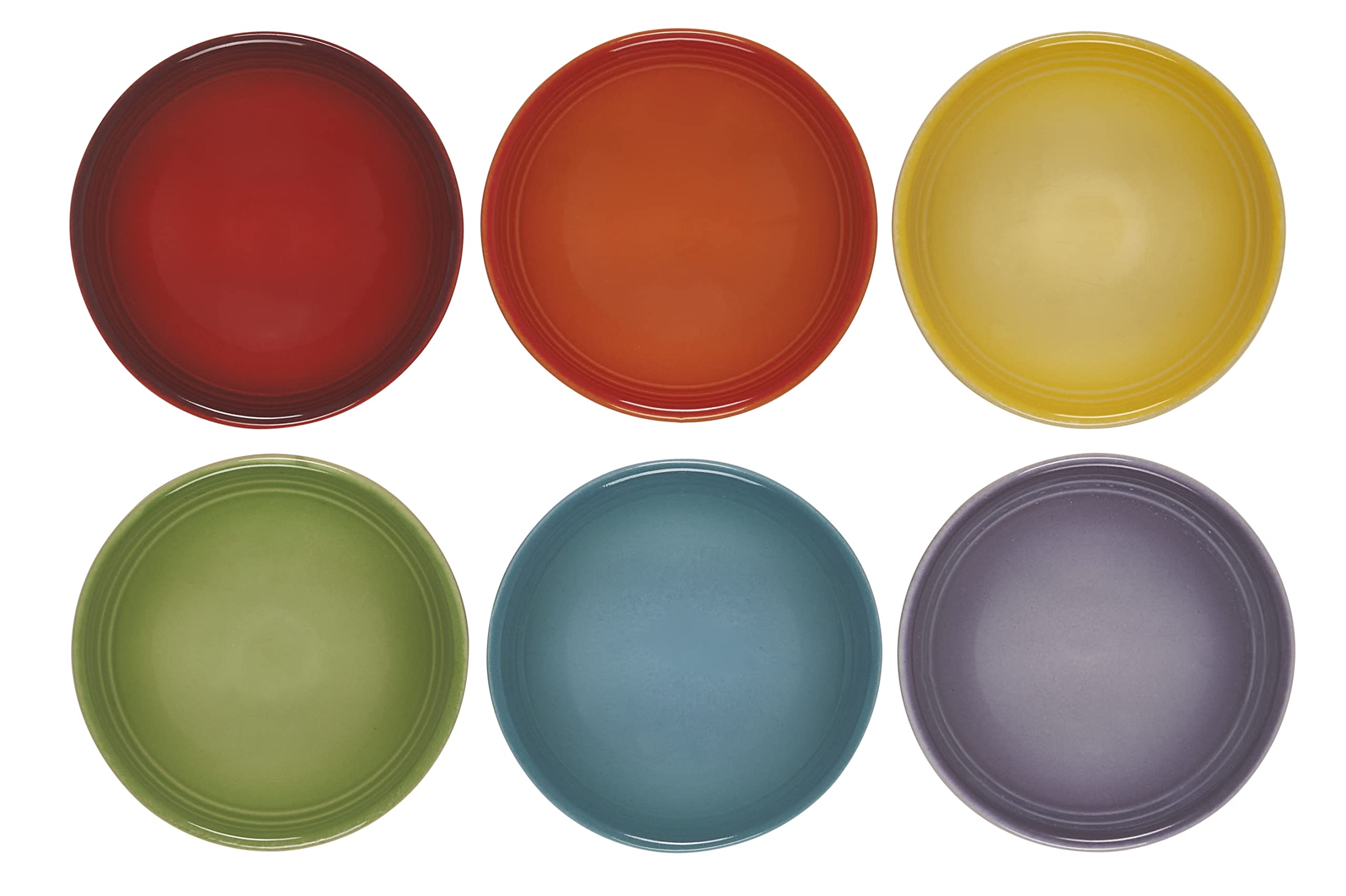 Le Creuset Stoneware Mini Bowls 7cm Rainbow Set of 6 Heat Resistant Safe- Japan Figure Store - #1 Bring To You The Best Japanese Goods