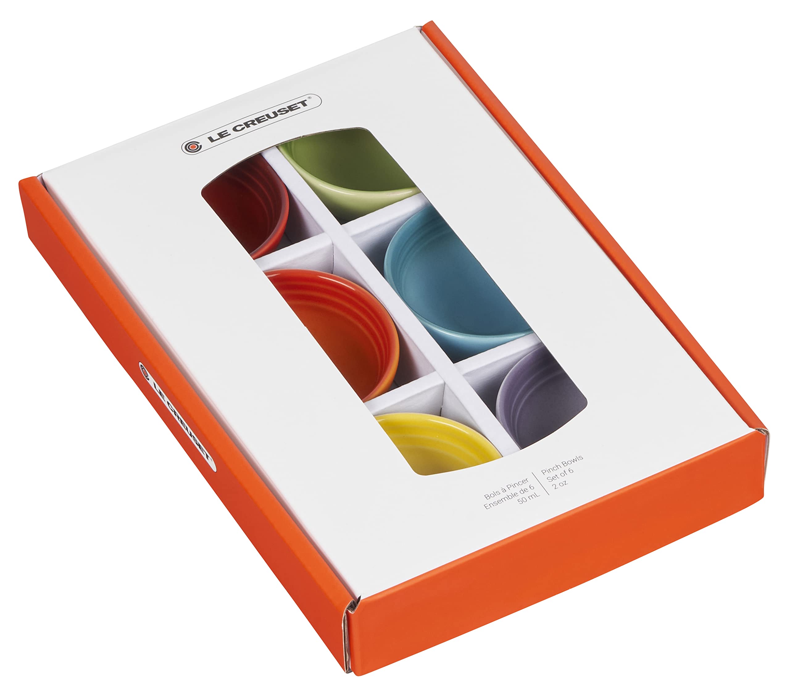 Le Creuset Stoneware Mini Bowls 7cm Rainbow Set of 6 Heat Resistant Safe- Japan Figure Store - #1 Bring To You The Best Japanese Goods