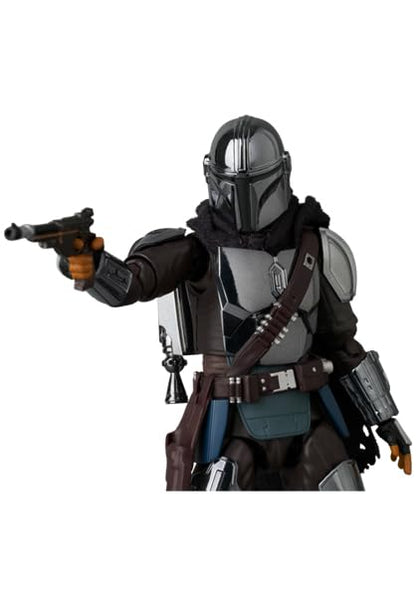 Medicom Toy Mafex No.256 The Mandalorian Chrome Version 160mm Action Figure