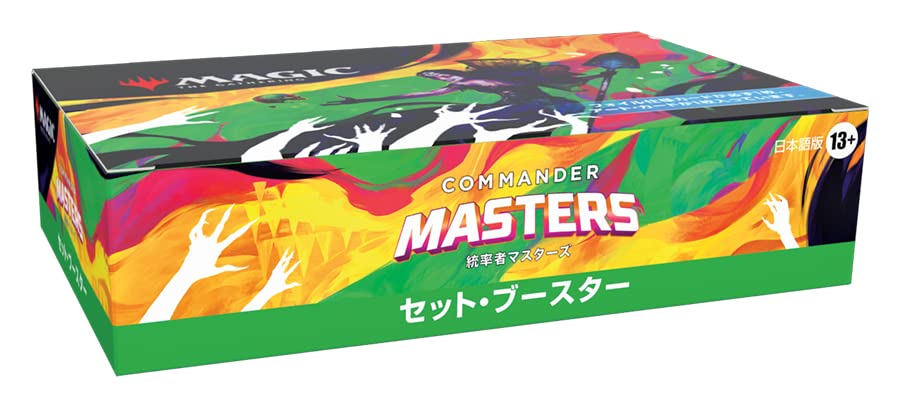 Wizards Of The Coast Magic The Gathering Commander Masters Set Booster 24 Packs - Japanese version